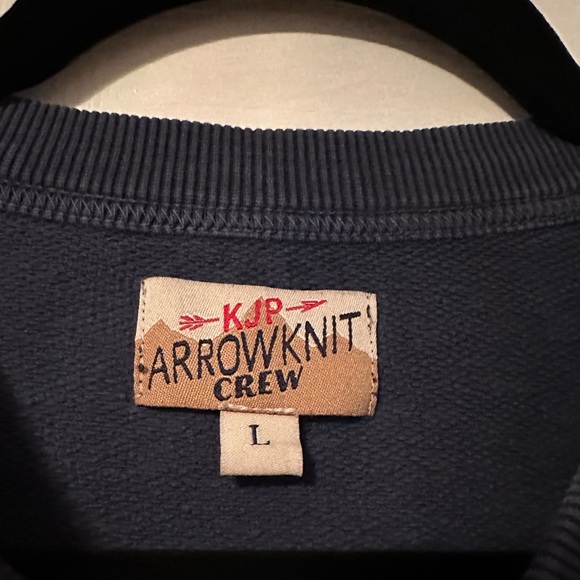 Kiel James Patrick KJP New England navy blue sweatshirt - Picture 3 of 4